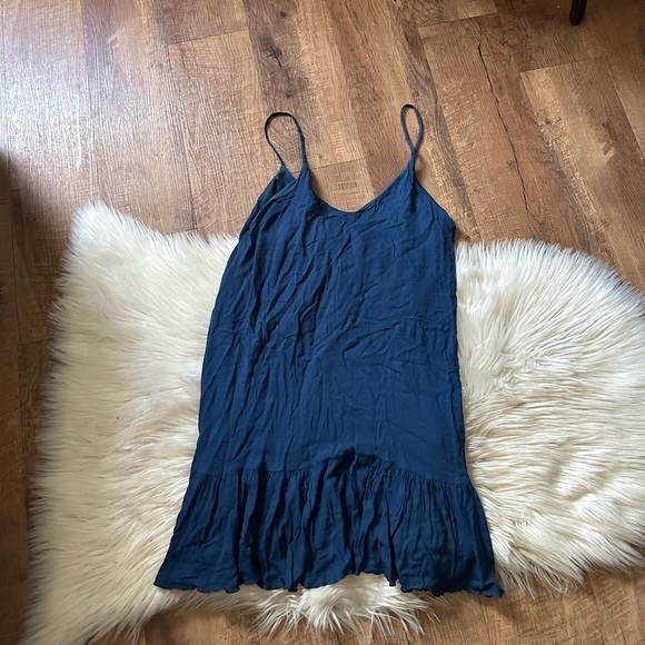 LULU’S Let It Flow Navy Blue Dress - Picture 2 of 4